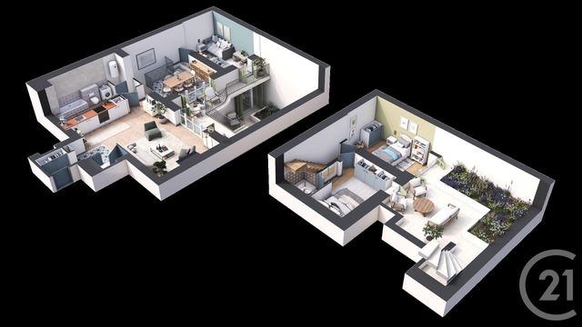 Appartement F4 à vendre - 4 pièces - 93.5 m2 - NICE - 06 - PROVENCE-ALPES-COTE-D-AZUR - Century 21 Lafage Transactions