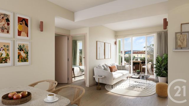 Appartement F3 à vendre - 3 pièces - 66.5 m2 - NICE - 06 - PROVENCE-ALPES-COTE-D-AZUR - Century 21 Lafage Transactions