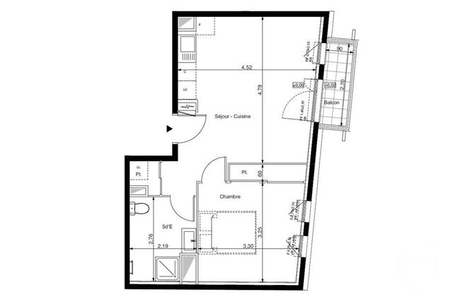 Appartement F3 à vendre - 3 pièces - 80.75 m2 - NICE - 06 - PROVENCE-ALPES-COTE-D-AZUR - Century 21 Lafage Transactions