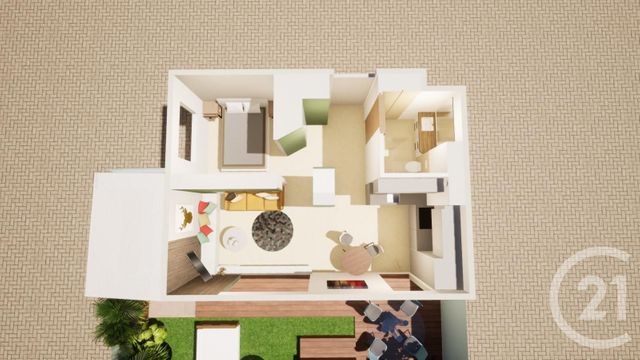 Appartement F1 à vendre - 1 pièce - 34.07 m2 - NICE - 06 - PROVENCE-ALPES-COTE-D-AZUR - Century 21 Lafage Transactions