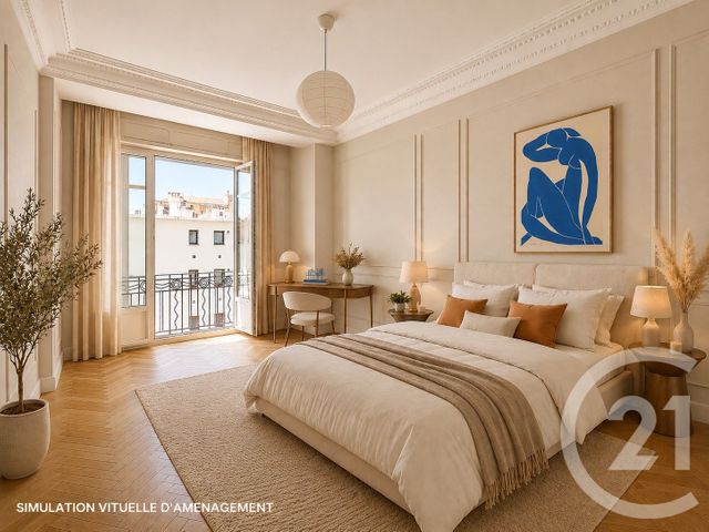 Appartement F4 à vendre - 4 pièces - 120.12 m2 - NICE - 06 - PROVENCE-ALPES-COTE-D-AZUR - Century 21 Lafage Transactions